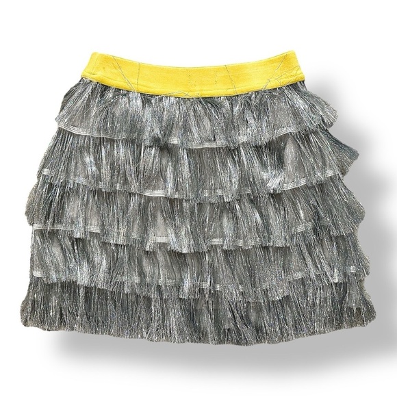 MIA New York | Tiered Tinsel Tassel Skirt (M) - Picture 4 of 5